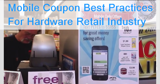 Mobile Coupons for hardware retail industry