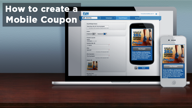 How to create a mobile coupon