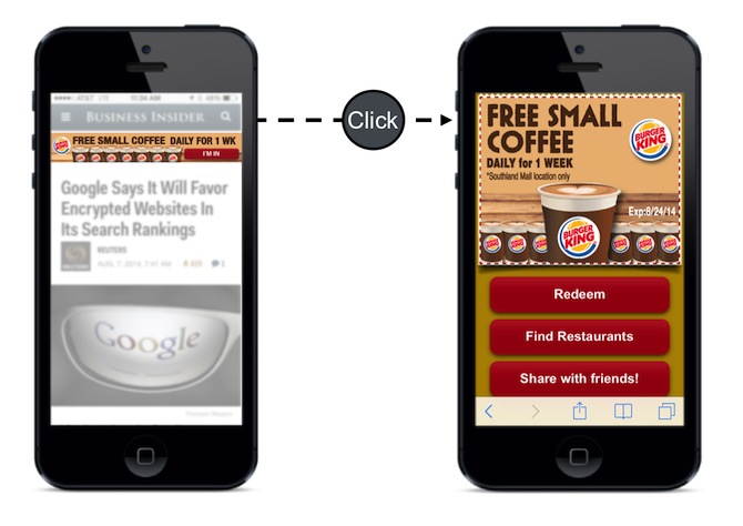 Mobile Rich Media Ads Examples - Expanding