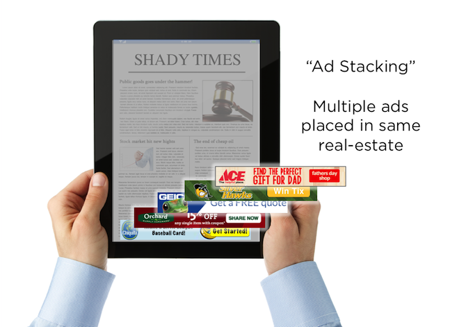 Digital Advertising Fraud Ad Stacking