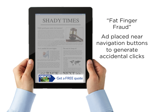 Digital Advertising Fraud Fat Finger Fraud