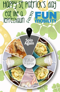 St. Paddy's Day Spinner FunMobility Gamified Promotions
